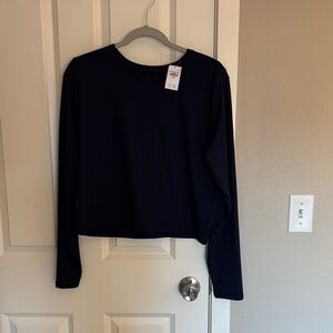 NWT’s Hollister Long Sleeve Navy Top
